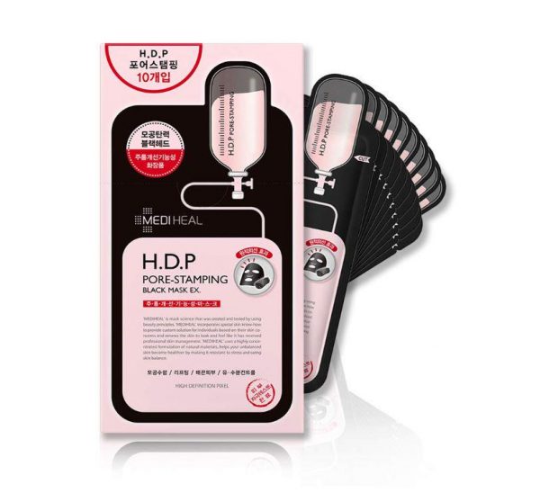 Mediheal – H.D.P Pore-Stamping Black Mask EX(1pcs)