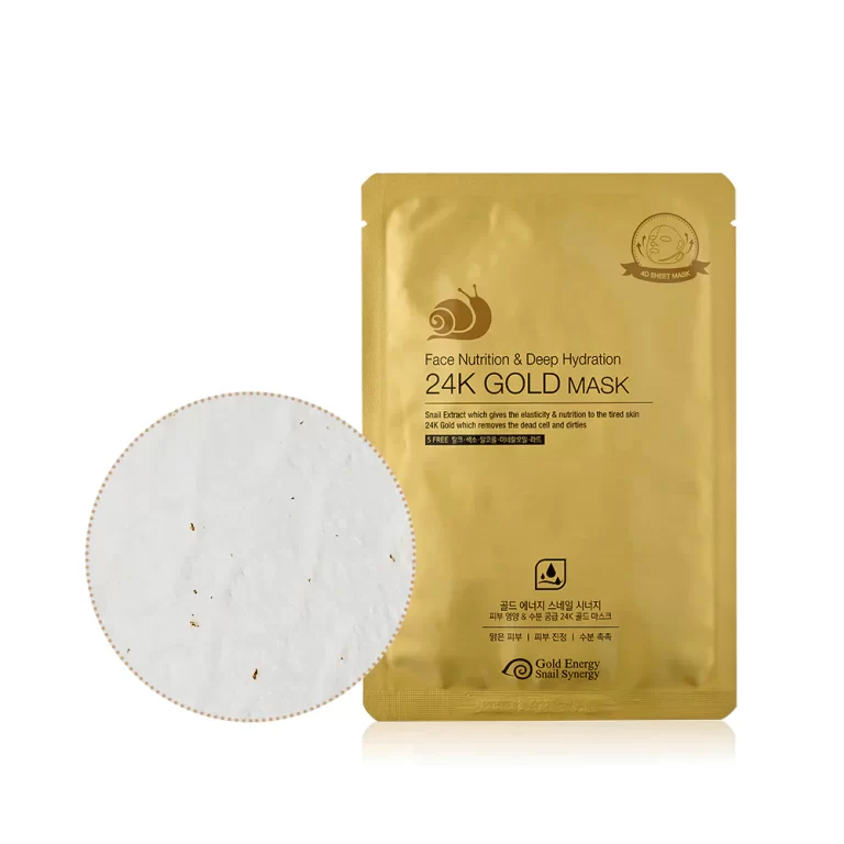 24K Gold Snail Mask Pack(Nutrition + Hydration)